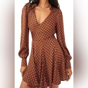 Free People It Takes Two Mini Dress size Large NWT